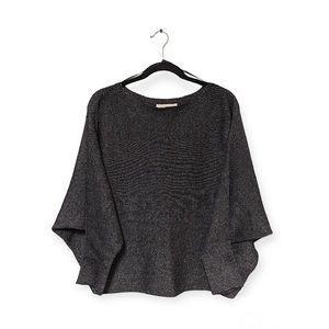 Philosophy Metallic Gray Blouse
